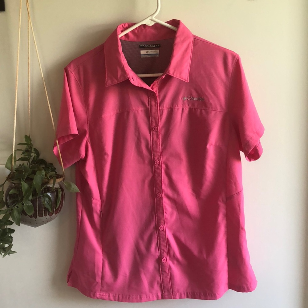 Columbia Omniwick Pink Shirt